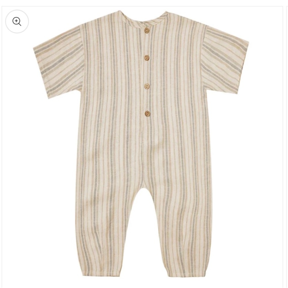 Rylee & Cru Hayes Jumpsuit, Pool Stripe 6-12m